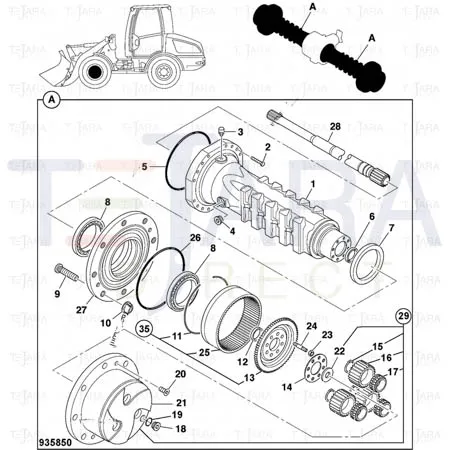 JCB Part No.# 10/904106, SEAL - JCB Spare Parts