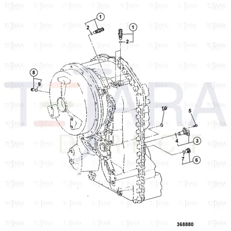 JCB Part No.# 04/600283, O RING - JCB Spare Parts