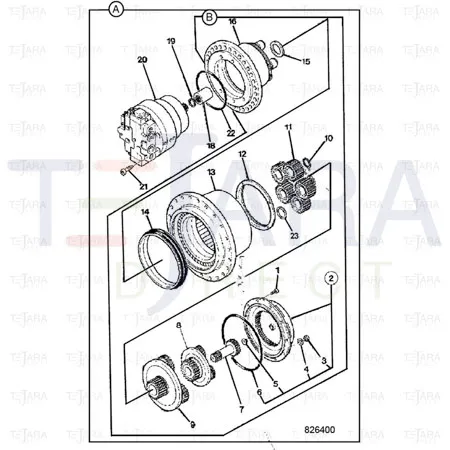 JCB Part No.# 05/903807, CIRCLIP - JCB Spare Parts