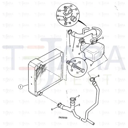 JCB Part No.# 126/02237, FILLER BOTTLE - JCB Spare Parts