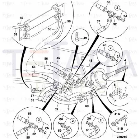 JCB Part No.# 32/925846, Accumulator Zero p - JCB Spare Parts