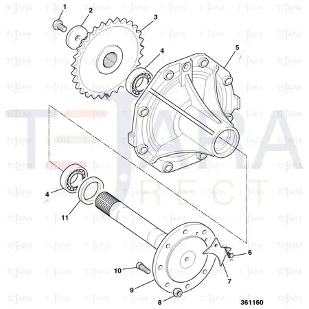 JCB Part No.# 904/20183, SEAL CASSETTE 950 D X 70 ID - JCB Spare Parts
