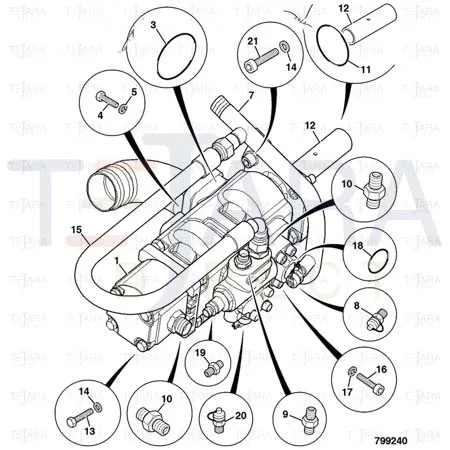 JCB Part No.# 20/925588, Pump - JCB Spare Parts