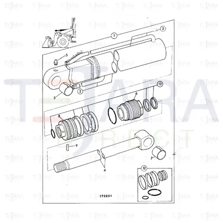 JCB Part No.# 809/00105, Bush - JCB Spare Parts