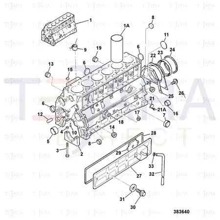 JCB Part No.# 02/910935, GASKET - JCB Spare Parts