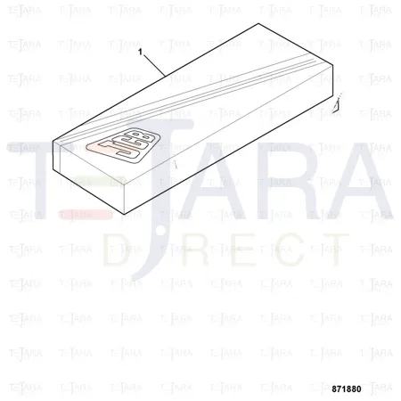 JCB Part No.# SC1421825, GASKET -THERMOSTAT - JCB Spare Parts