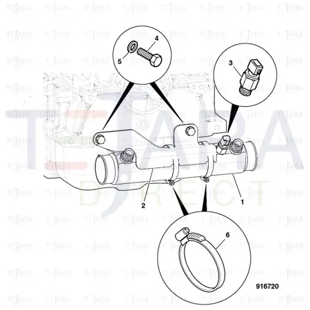JCB Part No.# 332/C4149, TRANSMISSION OIL COOLER - JCB Spare Parts