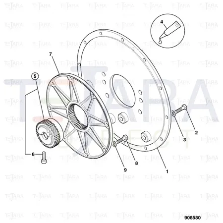 JCB Part No.# 1315/3309D, BOLT M8x35 - JCB Spare Parts