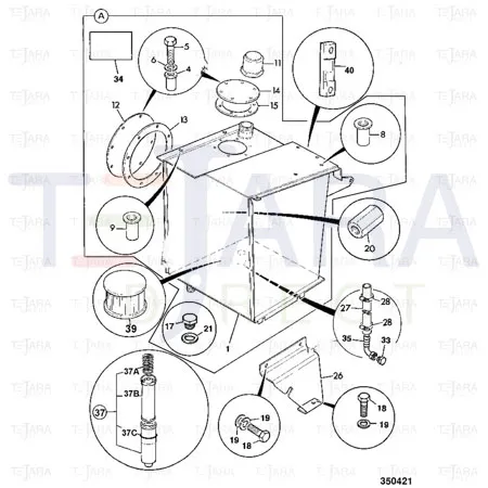JCB Part No.# 813/10132, GASKET - JCB Spare Parts