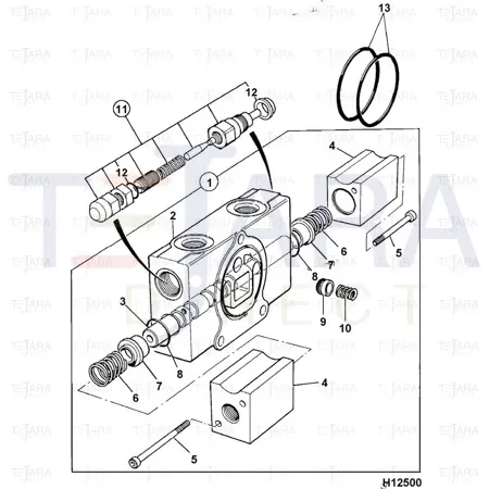 JCB Part No.# 25/606843, POPPET - JCB Spare Parts