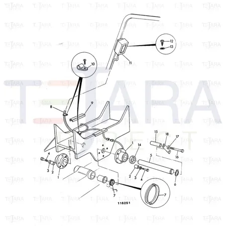 JCB Part No.# 704/29600, Box safe load Indicator - JCB Spare Parts