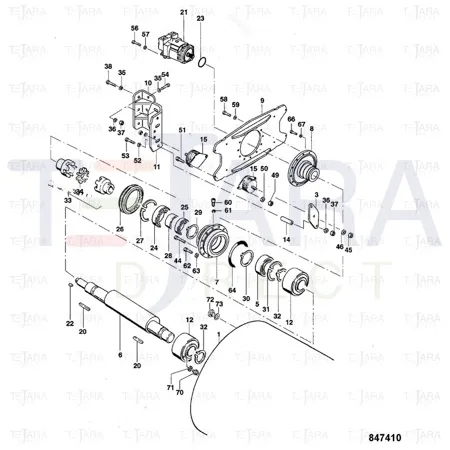 JCB Part No.# 2528/01016, BREATHER - JCB Spare Parts