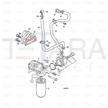 JCB Part No.# 02/201116, CONNECTOR - JCB Spare Parts
