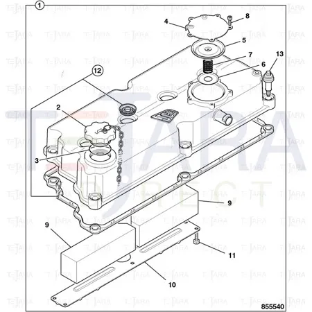 JCB Part No.# 320/07573, CCV VALVE SPRING - JCB Spare Parts