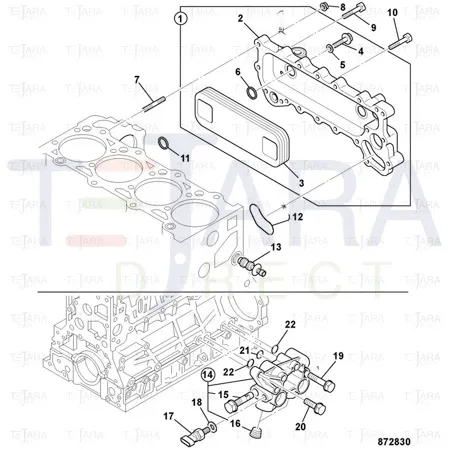 JCB Part No.# 02/802327, GASKET - JCB Spare Parts