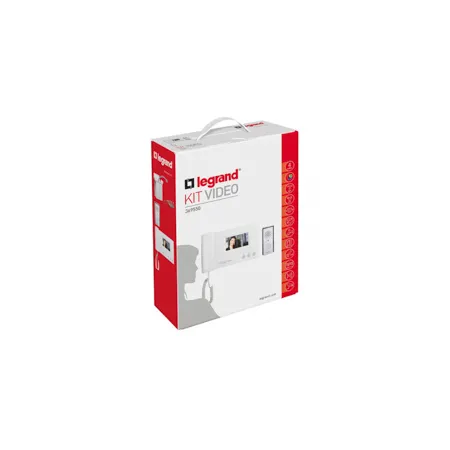 Complete ONE FAMILY kit with colour 4.3" video indoor unit with handset and Entrance Panel, with rain-shield. | 369550 | 3414970829498 | LEGRAND