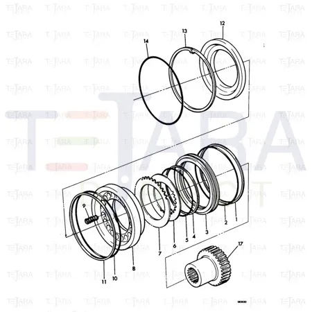 JCB Part No.# 05/902005, CIRCLIP - JCB Spare Parts