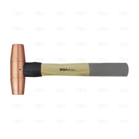 DRUM TYPE STONNING HAMMER 1100 GR. HICKORY HANDLE NON SPARKING Cu - EGA Master