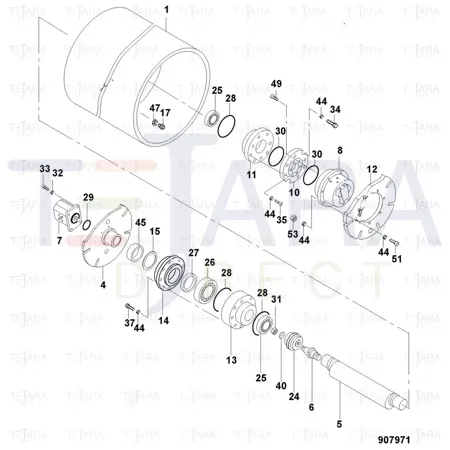 JCB Part No.# 2773/80106, Ring Seal - JCB Spare Parts