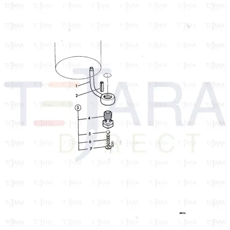 JCB Part No.# 02/200097, RETAINER - JCB Spare Parts