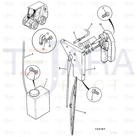 JCB Part No.# 2410/0103, GROMMET - JCB Spare Parts
