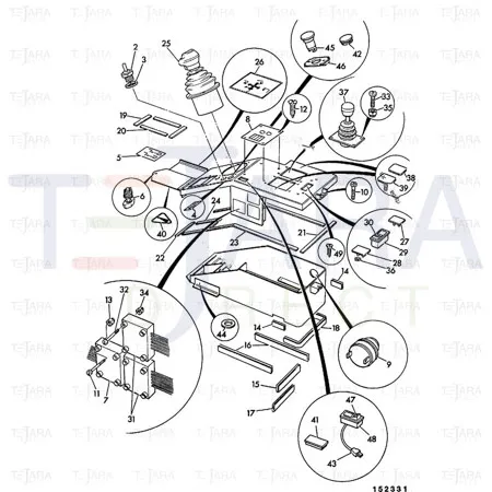 JCB Part No.# 701/28200, SWITCH - JCB Spare Parts