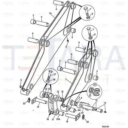 JCB Part No.# 808/10006, BUSH - JCB Spare Parts