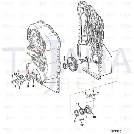 JCB Part No.# 10/907476, WASHER TAB - JCB Spare Parts
