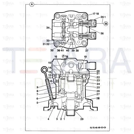 JCB Part No.# LAM0037, SEAL - JCB Spare Parts