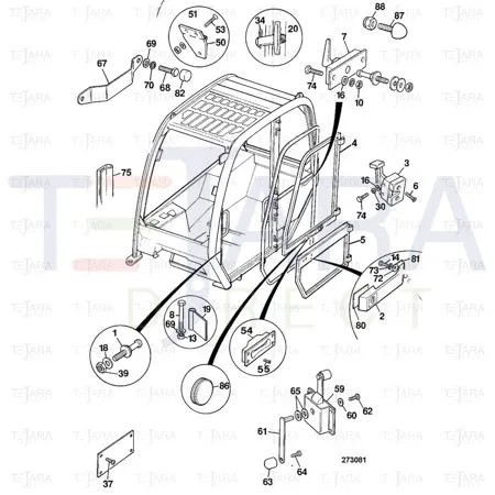 JCB Part No.# 926/06801, Seal Edge 3600mm C - JCB Spare Parts