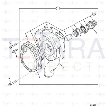 JCB Part No.# 02/291025, BOLT - JCB Spare Parts