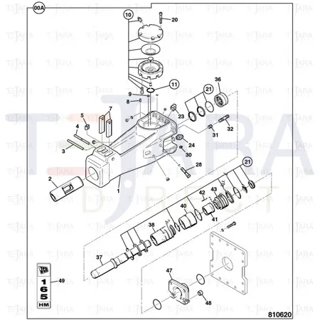 JCB Part No.# 331/55945, Buffer lock - JCB Spare Parts