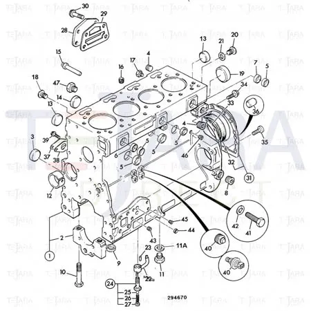 JCB Part No.# 701/80225, Switch - JCB Spare Parts