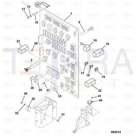 JCB Part No.# 8121/01523, RELAY - JCB Spare Parts