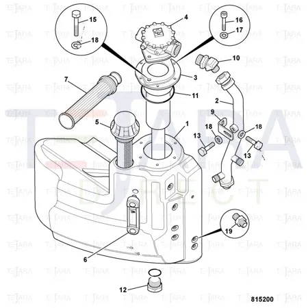 JCB Part No.# 32/920300, SS.P.N332/B1918 ELEMENT SUCTION - JCB Spare Parts