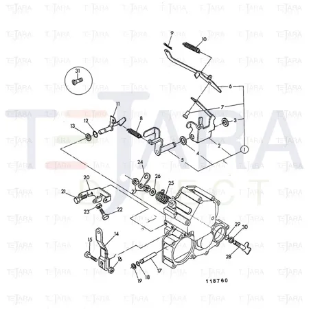 JCB Part No.# 02/630125, SPRING - JCB Spare Parts