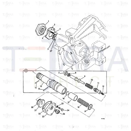 JCB Part No.# 04/500508, CAM PLATE - JCB Spare Parts