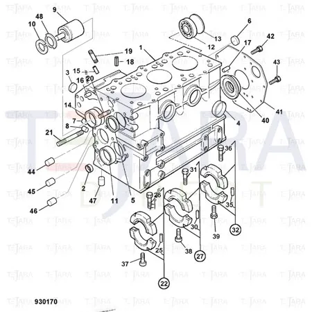 JCB Part No.# 02/630933, PLUG D 18MM - JCB Spare Parts