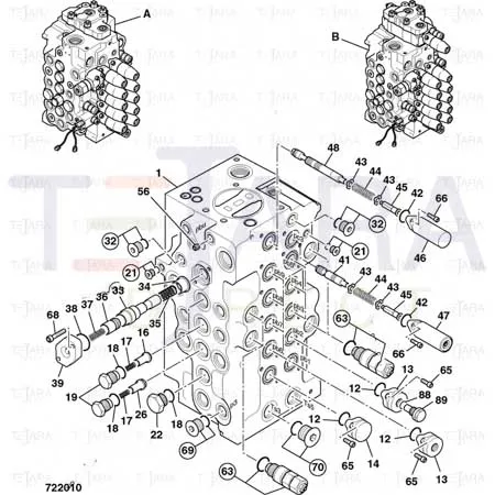 JCB Part No.# 25/221767, O Ring seal - JCB Spare Parts