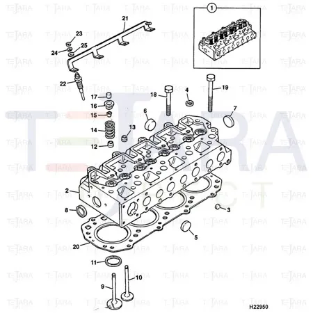 JCB Part No.# 02/634027, INSERT - JCB Spare Parts