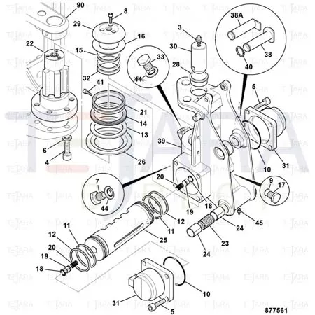 JCB Part No.# 828/00349, JCB-O RING - JCB Spare Parts