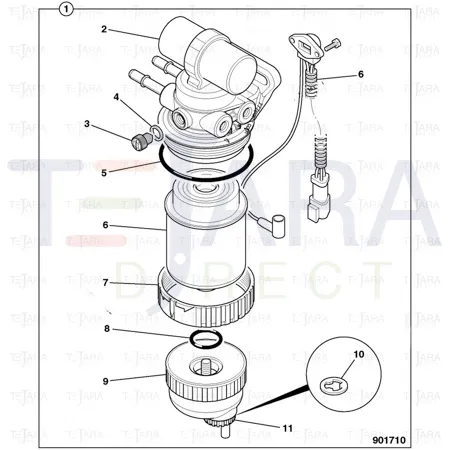 JCB Part No.# 32/921002, RING RETAINING - JCB Spare Parts