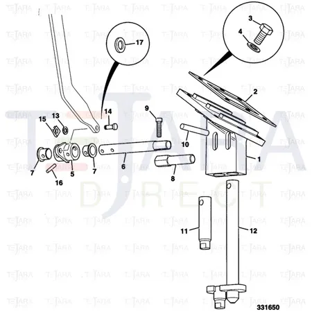 JCB Part No.# 335/03347, LONG PLUNGER WA - JCB Spare Parts