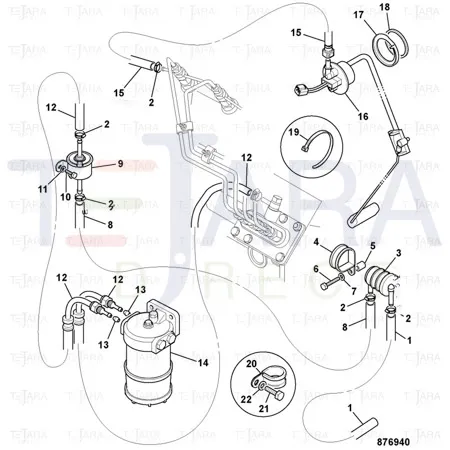 JCB Part No.# 826/10725, screw - JCB Spare Parts