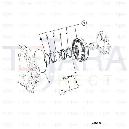 JCB Part No.# 20/925583, PUMP - JCB Spare Parts