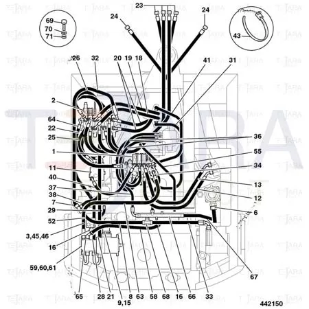 JCB Part No.# 25/221112, VALVE - JCB Spare Parts