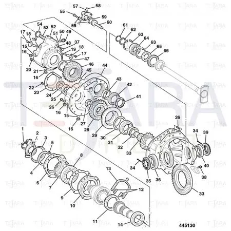 JCB Part No.# 10/907469, BEARING ROLLER - JCB Spare Parts
