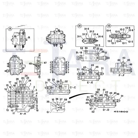 JCB Part No.# LBQ0240, O RING - JCB Spare Parts