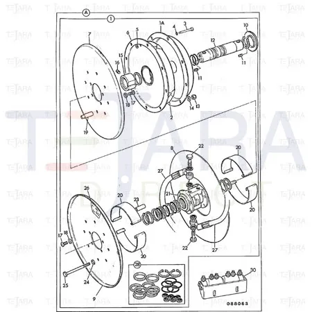 JCB Part No.# 190/20102, SPRING CASSETT - JCB Spare Parts