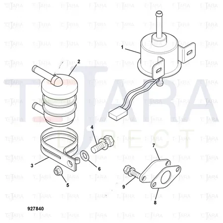JCB Part No.# 02/634780, PUMP -FUEL LIFT - JCB Spare Parts